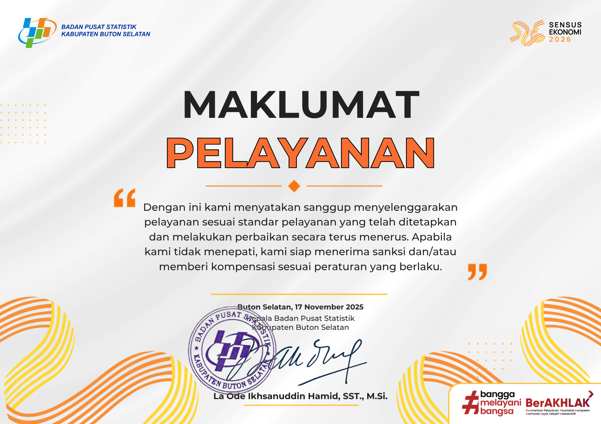 Maklumat Pelayanan